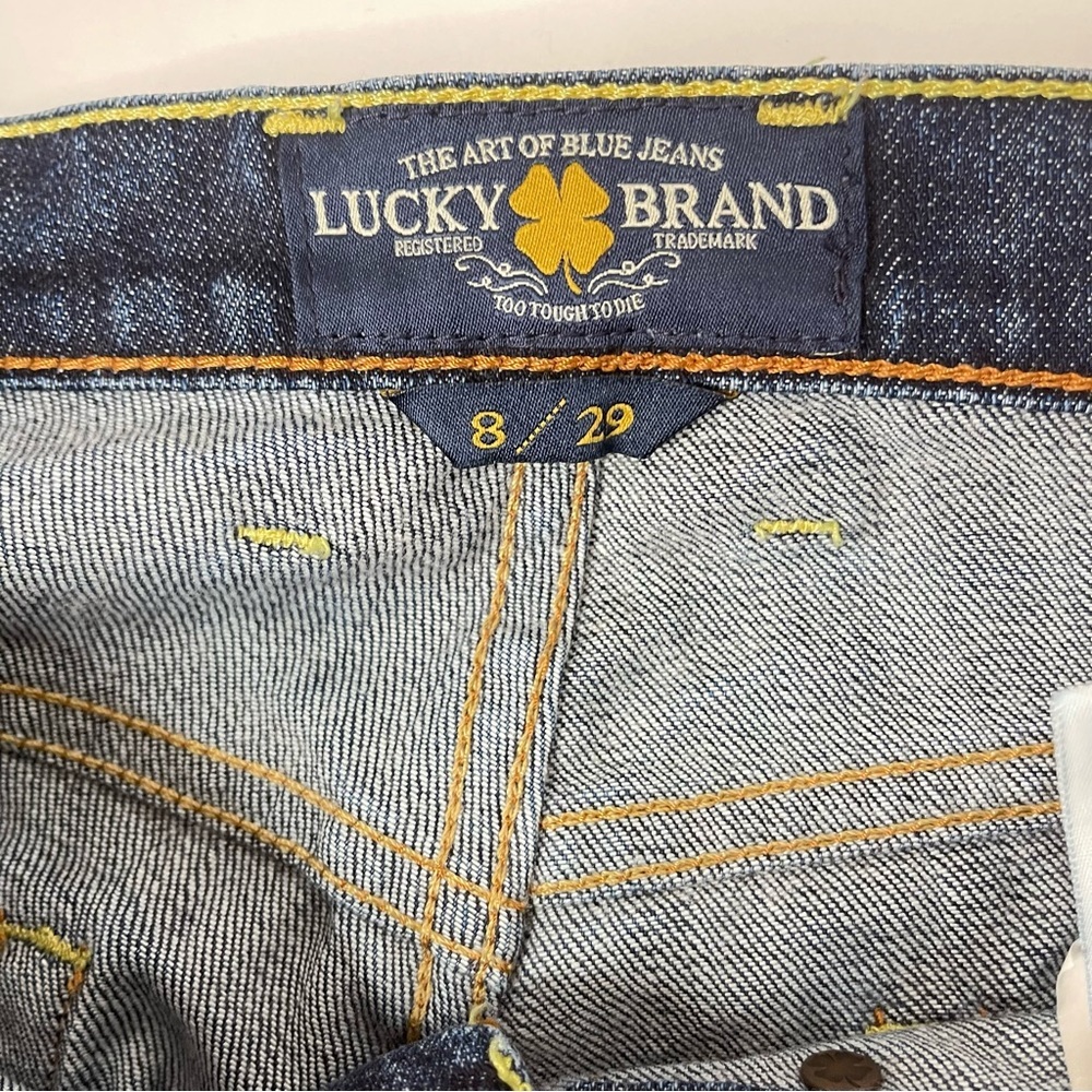 Lucky Brand Easy Rider Denim Jeans Size 8/28 - Picture 6 of 9
